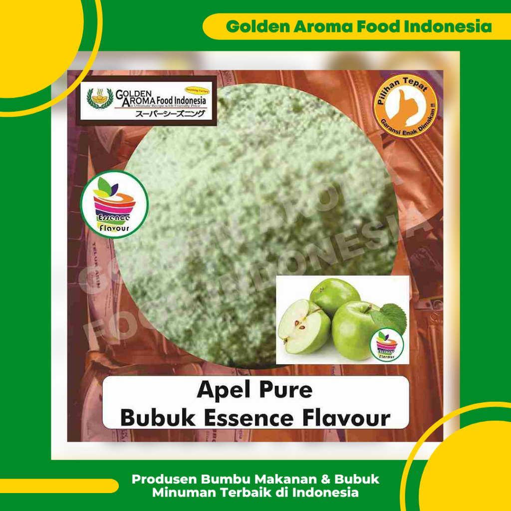 

Bubuk Apel Pure Efe 1/2 Kg Essen Flavor Ekstrak Apple Murni 500 Gram Tanpa Gula Flavour Essence Flavour Extract GAFI Buat Makanan dan Minuman Roti Kue Bolu Wangi Terbaik yang Bagus Bandung Jakarta Surabaya Review Suwir Nasi Bejek Umpan Pelet Band