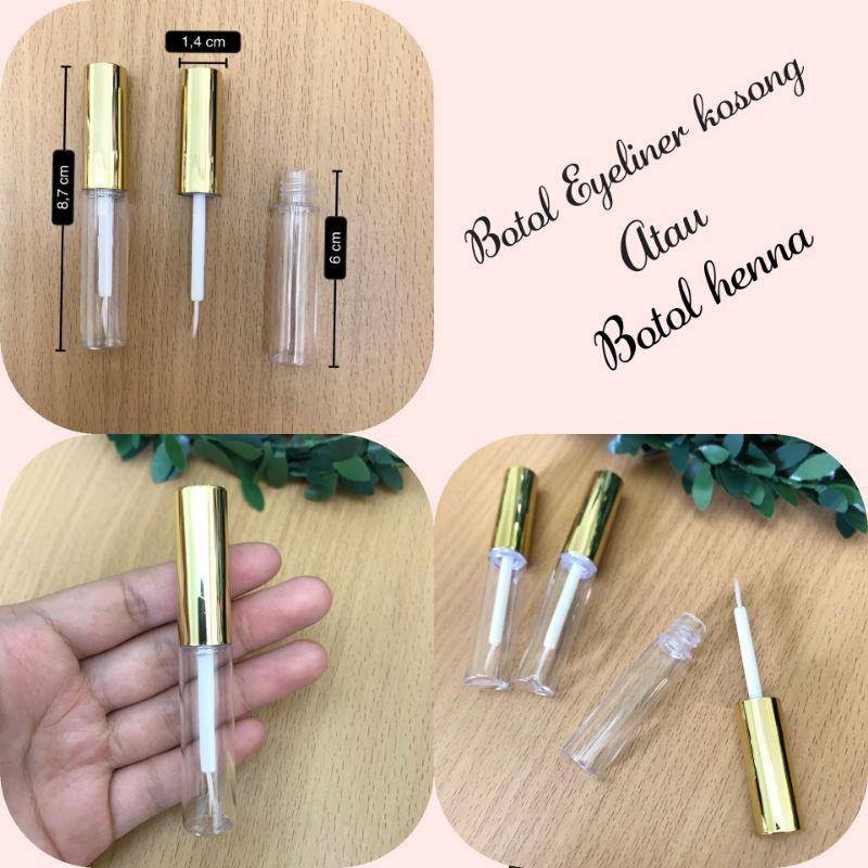 BOTOL LIPSTIK LIPBALM KOSONG / BOTOL LEM HENNA