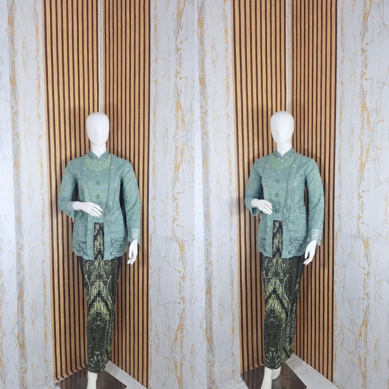 Kebaya Kutu Baru Shanghai Brukat Modern/Wisuda/Adat Bali/Brokat/Simple Elegan/Pesta/Muslimah/Pengant