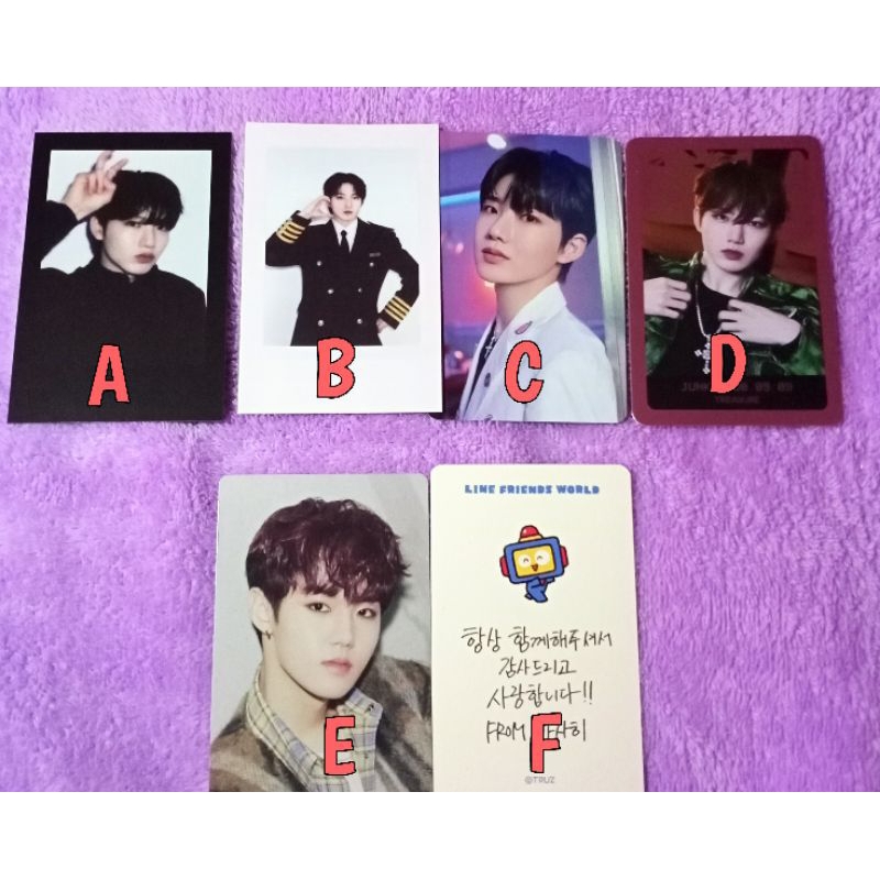 TREASURE TRUZ PHOTOCARD OFFICIAL JUNKYU DOYOUNG HIKUN