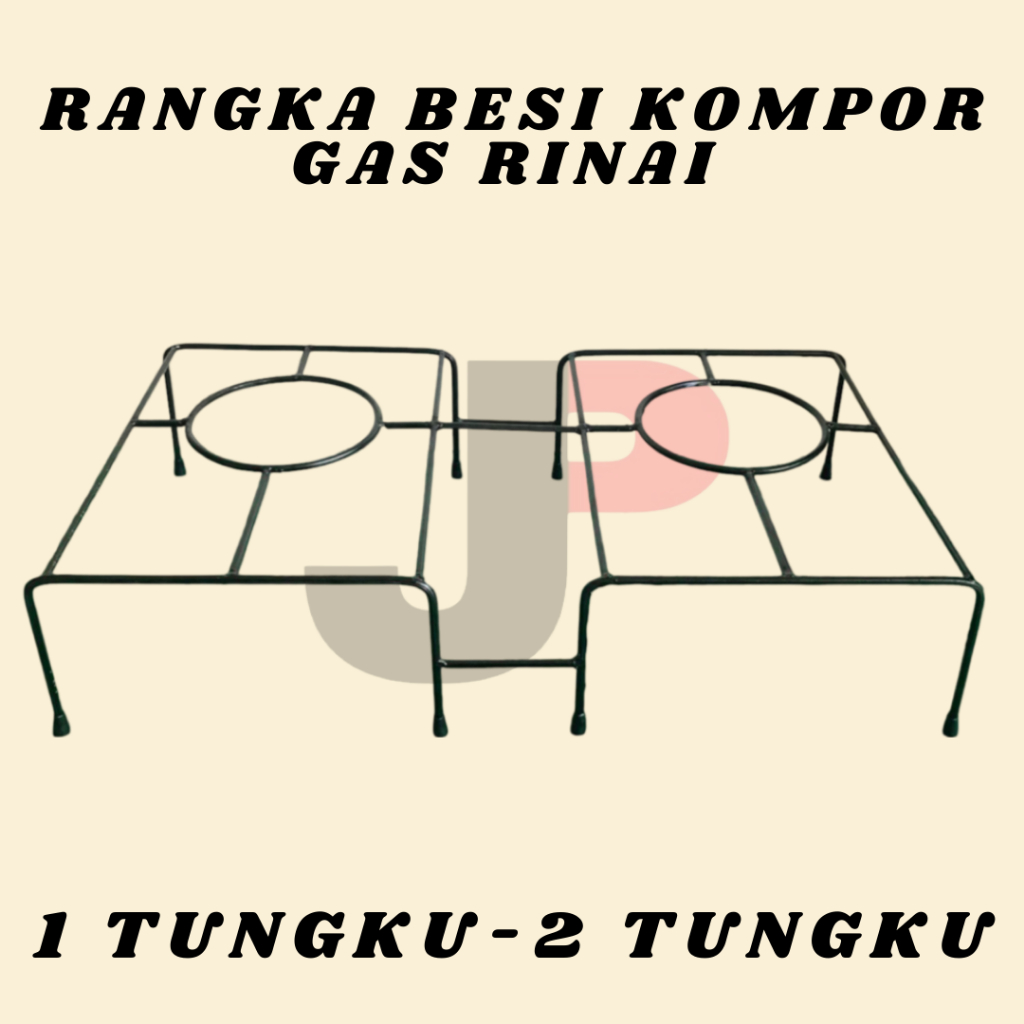 Rangka Besi Kompor Gas Tatakan Rinai 1 Tungku - 2 Tungku Kompor Gas Rinnai Besi Kokoh