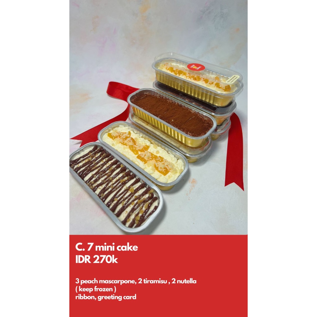 

Minilovebites Holidays - C. 7 Mini Cake