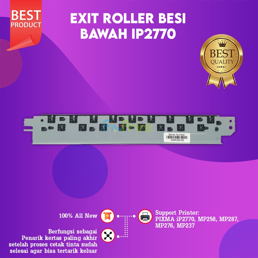 FixPrint Paper Out Printer IP 2770 MP287 MP258 Exit Roller Besi MP276 MP237 New