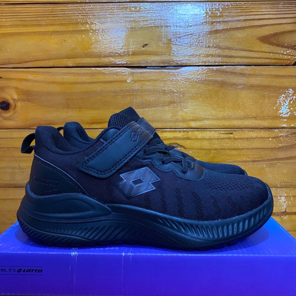 SEPATU LOTTO WANITA LOTTO BOVI JR & LOTTO CLIFF JR FULLBLACK COD ORIGINAL SNEAKER SPORTY RUNNING WOM