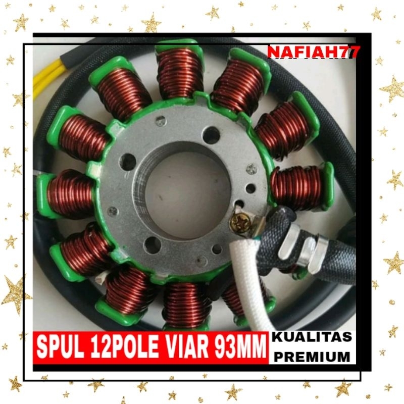 savana_bels - spul 12 lilitan viar sparepart motor roda tiga import