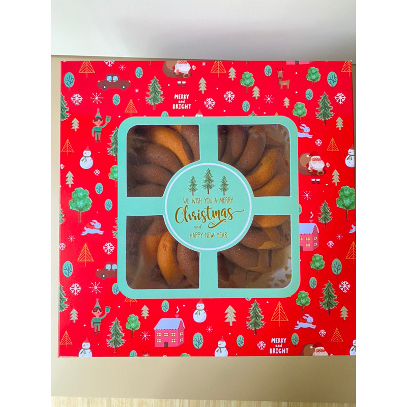 

Hampers Natal / bolu marmer / marmer cake Red Chrismast