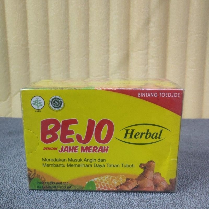 

BEJO HERBAL BINTANG TOEDJOE DENGAN JAHE MERAH TERMURAH ORIGINAL