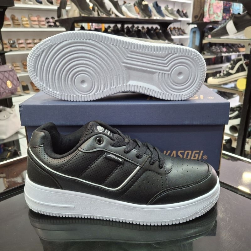 Sepatu Sneakers KASOGI | Kyoto | Hitam Putih