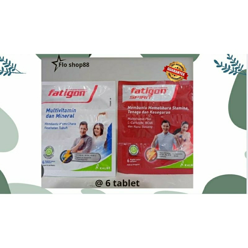 A - FATIGON SPIRIT / FATIGON MULTIVITAMIN / FATIGON PUTIH / FATIGON SPIRIT MERAH / FATIGON MULTIVITA