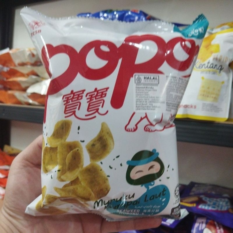 

Popo Muruku 60g Ikan Popo Muruku Seaweed Popo Muruku Spicy Chicken Popo Muruku Sweet & Spicy