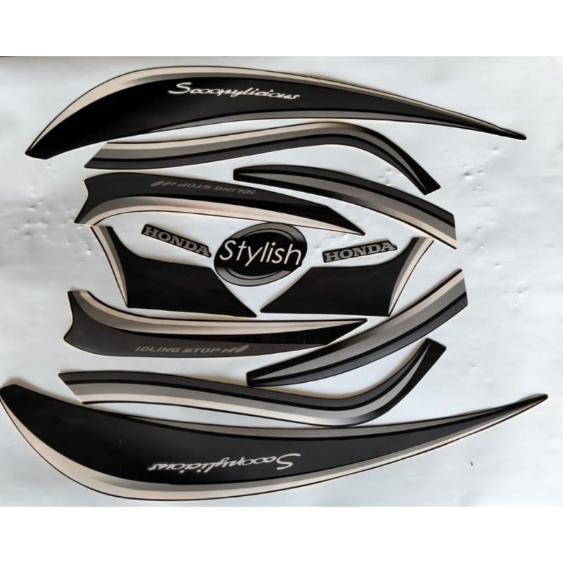 striping Scoopy styliss 2018 original