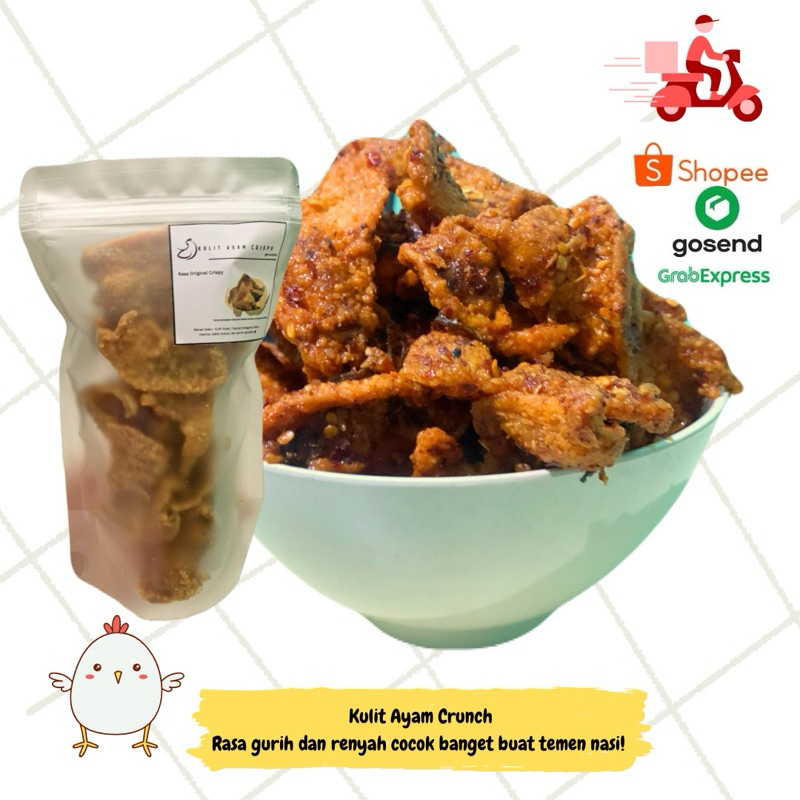 

Kulit Ayam Crispy PEDAS gurih daun jeruk❗️