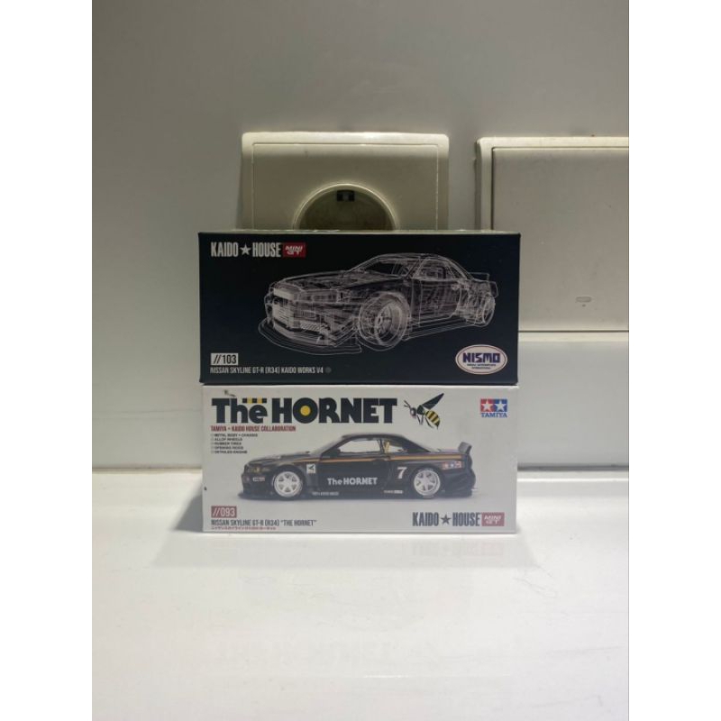 Mini gt kaido house skyline GTR R34 hornet