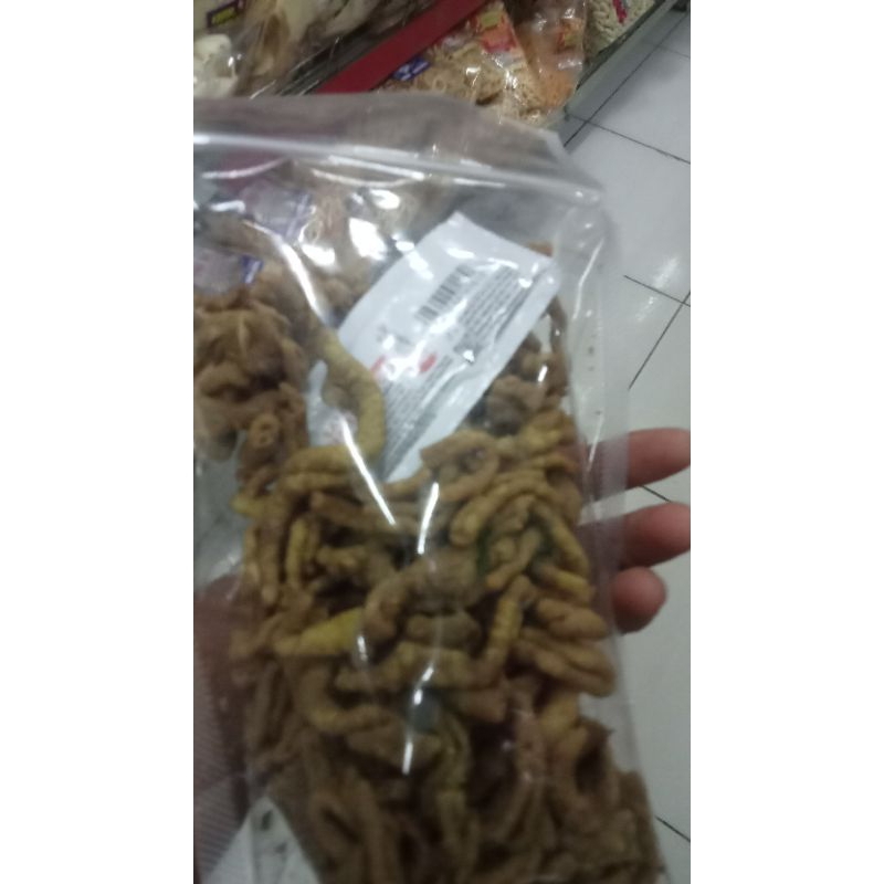 

Kripik usus kemasan 250gram