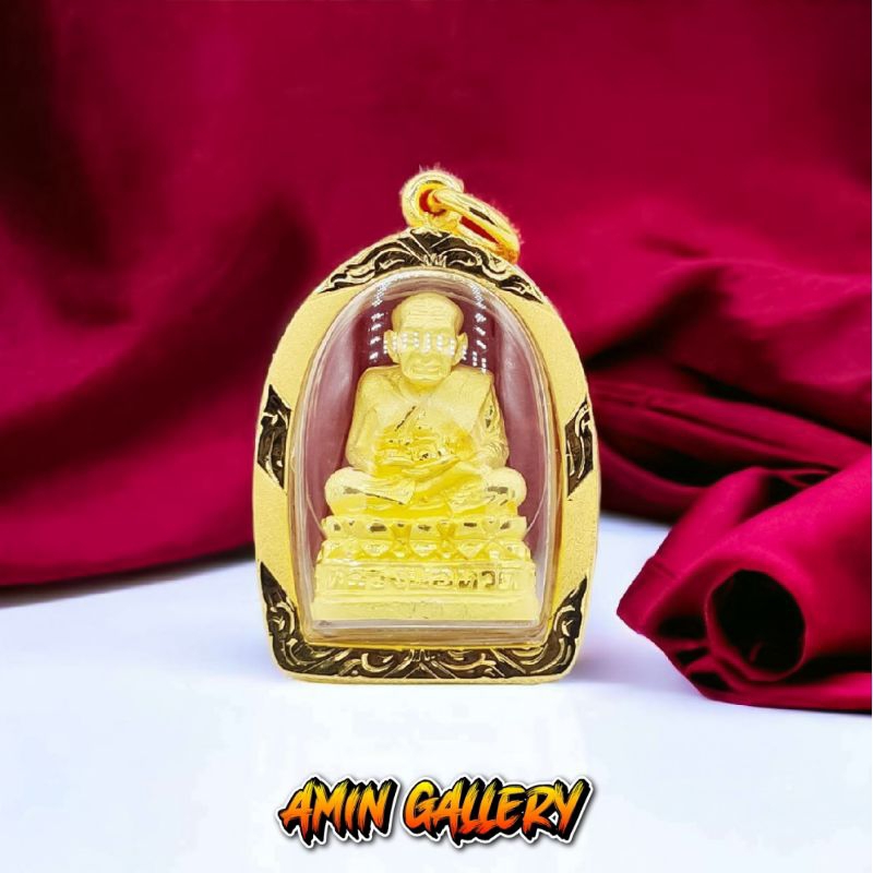 Kalung Liontin Amulet Luangpu Thuad / Liontin Gold Premium LuangPhor Thuad / LP Thuad Import Thailan