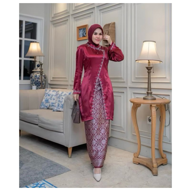 TUNIK KURUNG MELAYU ARUMI/HANYA ATASAN BAJU KONDANGAN IBU BESAN/TUNIK MELAYU MODERN