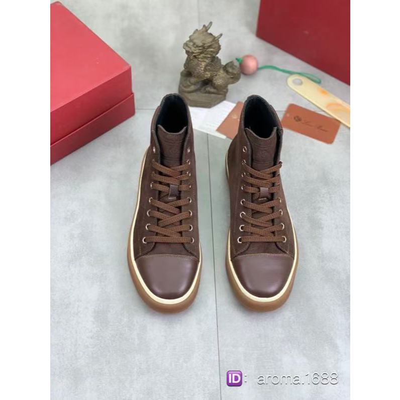 Loro Piana sepatu biasa tinggi