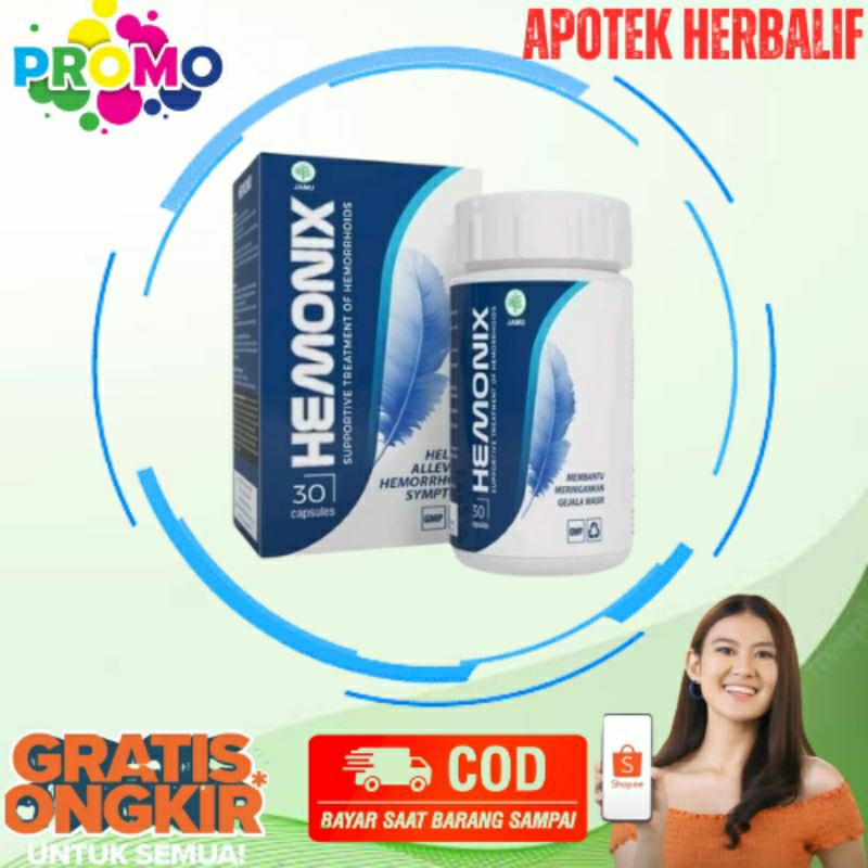 Hemonix Original Obat Ambiyen Atasi Wasir Ambeien Herbal