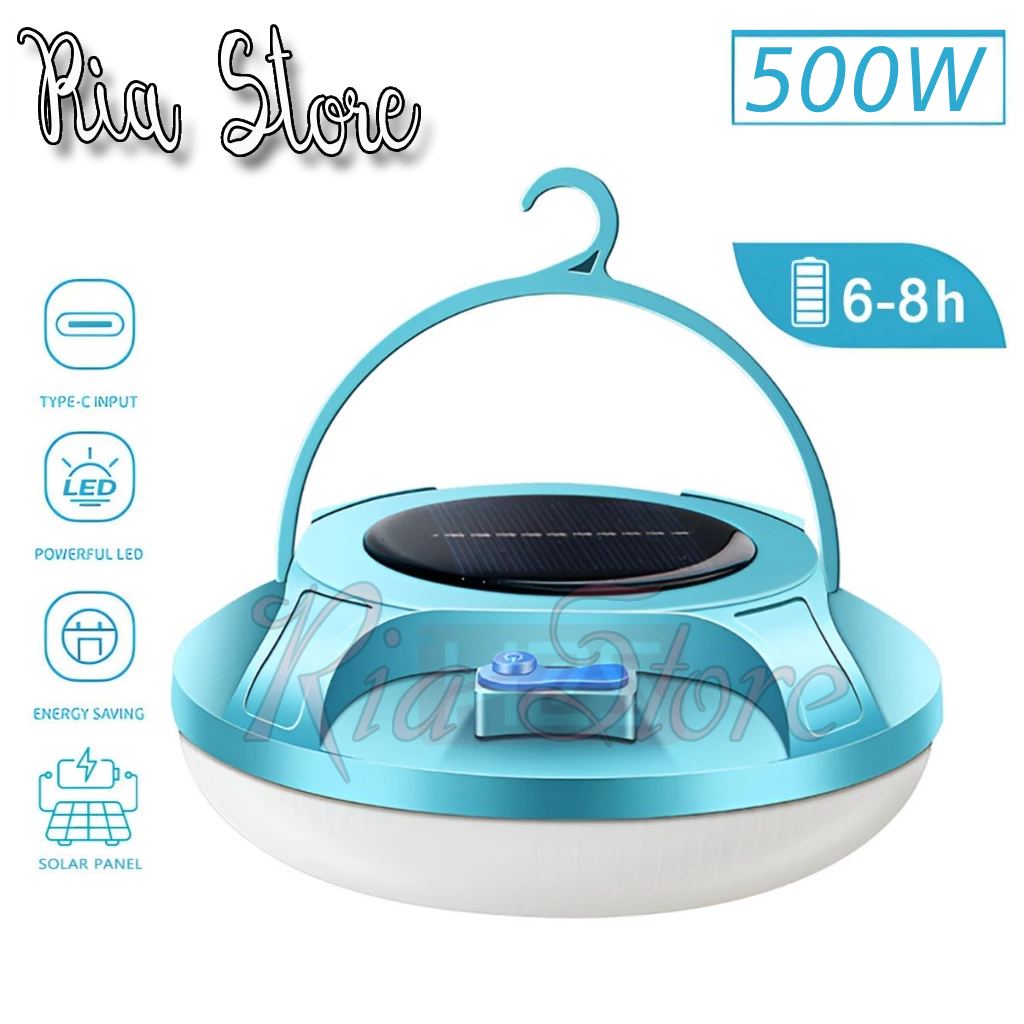 Lampu Emergency LAMPU UFO Lampu Camping Panel solar Lamp 400w - UFO