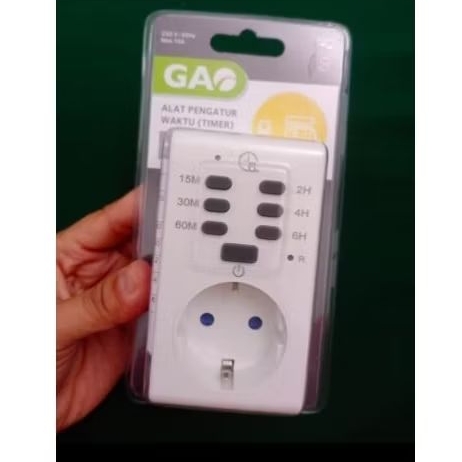 Gao Colokan listrik dengan timer/Stop Kontak Timer Manual
