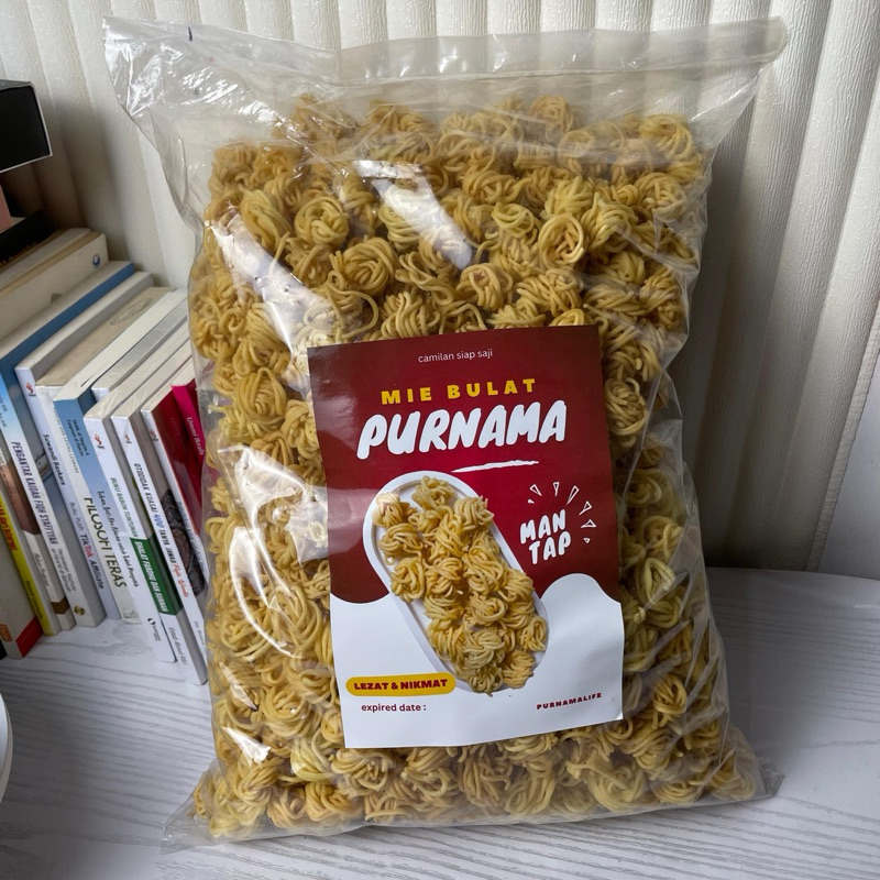 

1000 gr Mie Bulat Purnama Enak Gurih Nikmat Nagih l Mie Gulung 1000gr