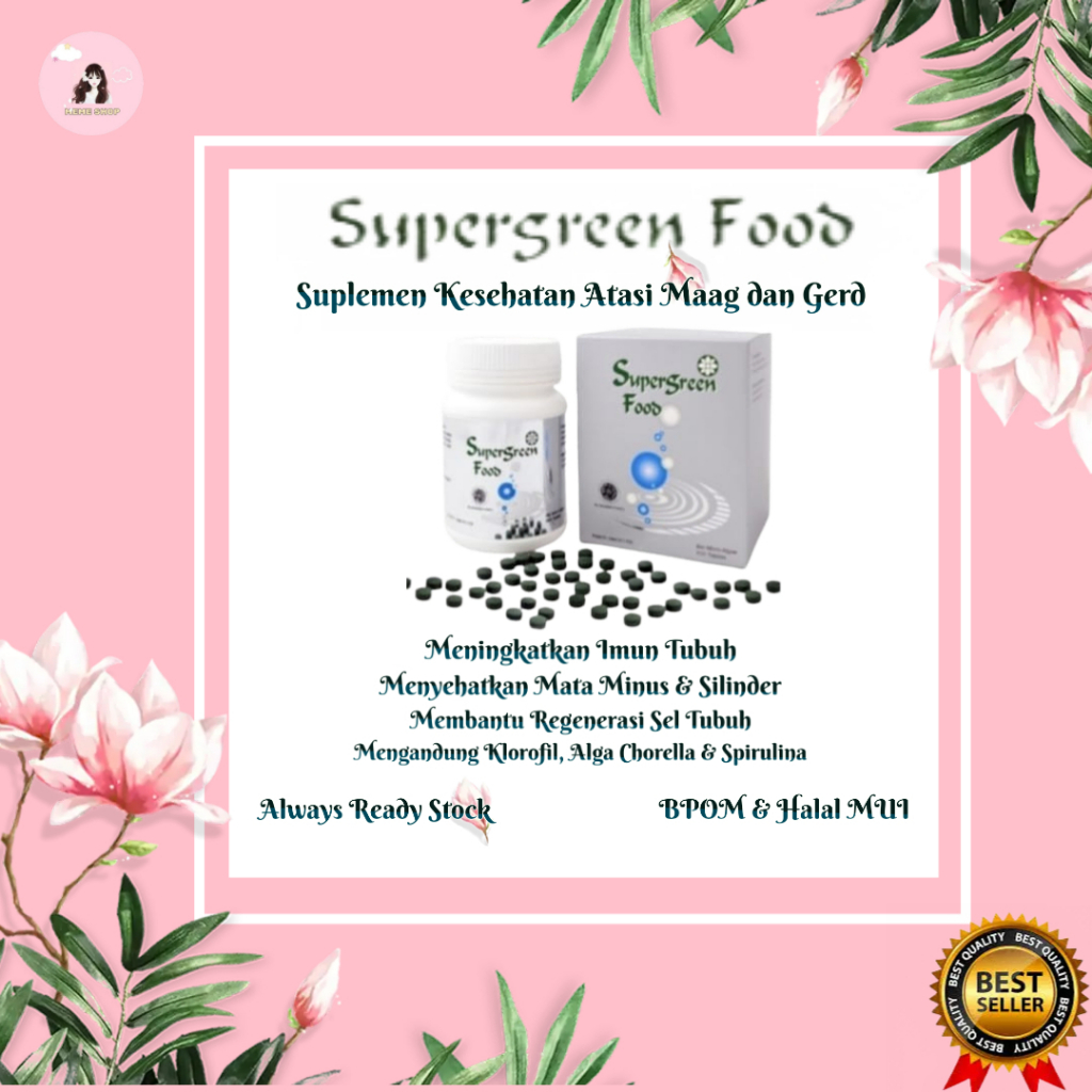 Supergreen Food (SGF) 600 tablet KK Indonesia