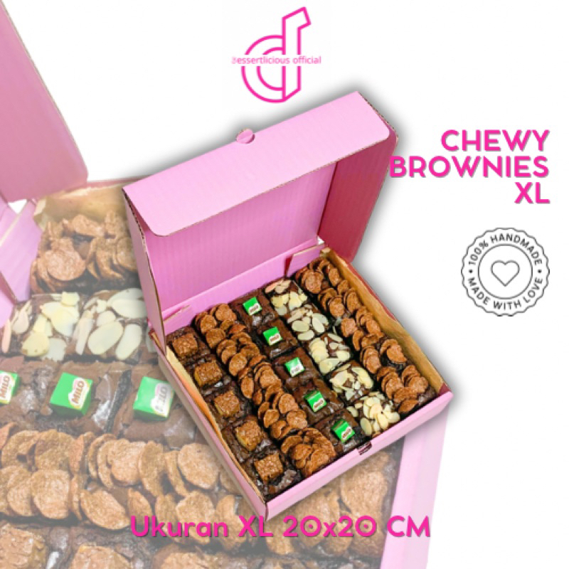 

[SURABAYA] CHEWY BROWNIES XL 20x20 Cm