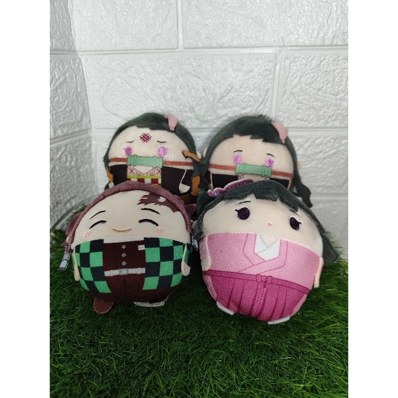 Kimetsu No Yaiba Demon Slayer Fuwa S Nezuko Tanjiro Kanao Keychain Plush [KAMAR SENJA]