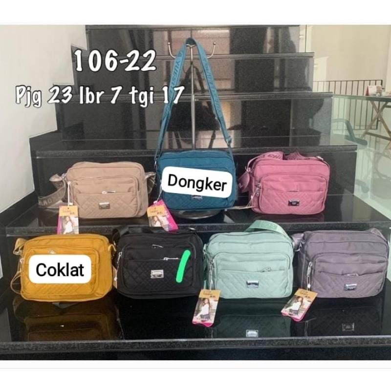 TAS SELEMPANG WANITA IMPORT FAUSTINE 106-22