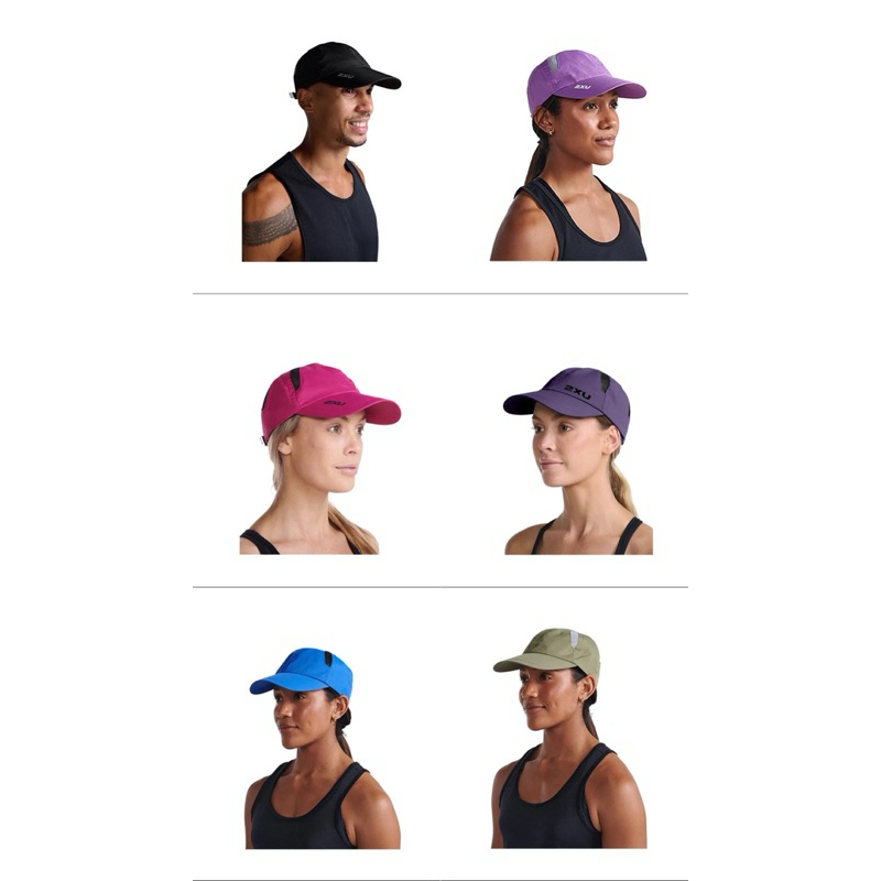 Topi lari running cap 2xu original Unisex