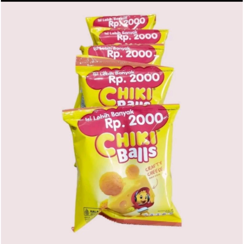 

CHIKI BALLS KEJU / CHEESE 1 RENCENG ISI 10 sachet