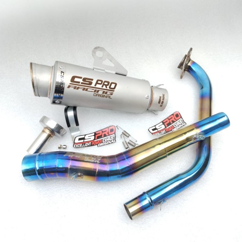 KNALPOT Cs pro racing Vixion old new R15 v2 R15 v3 MX king CBR 150R GSX 150 Sonic 150 satria Fu karb