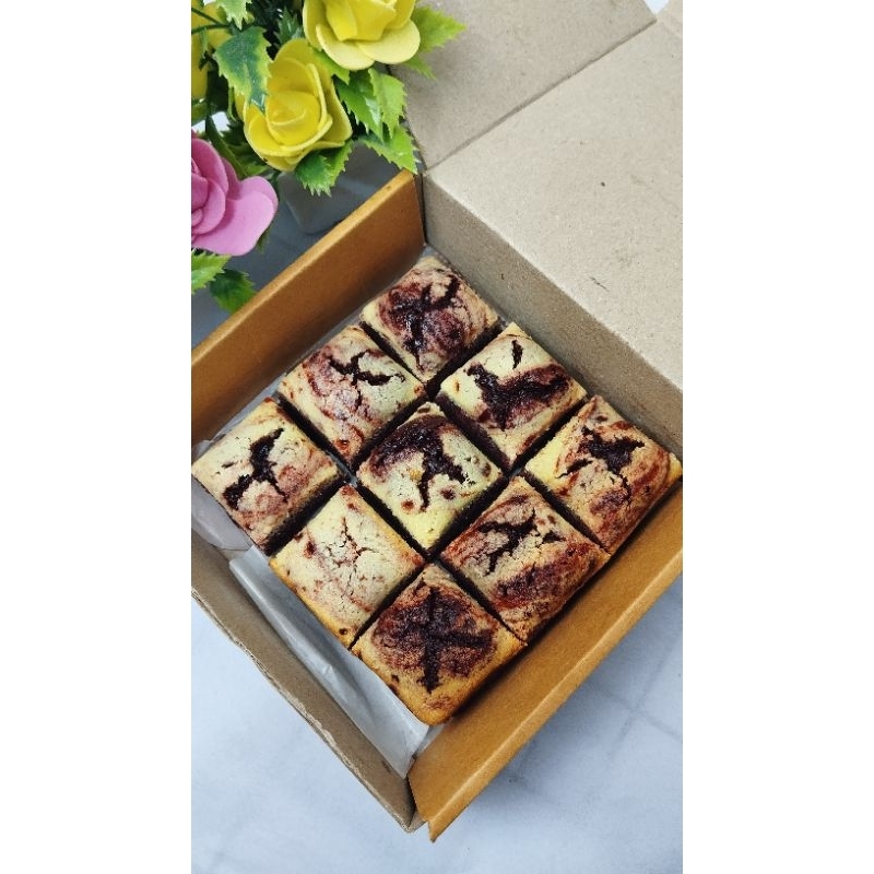 

BROWNIES RED VELVED Cheese Cake Oven JAGAD FOOD Isi 9 pcs