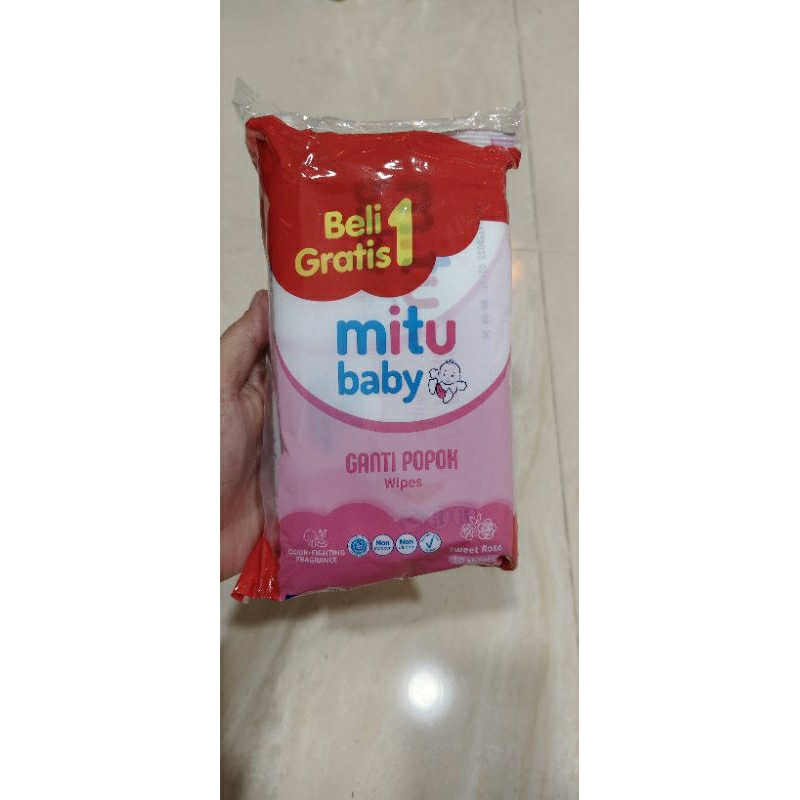 Tisu basah mitu / mitu baby wipes buy 1 get 1 / tissue tisu basah