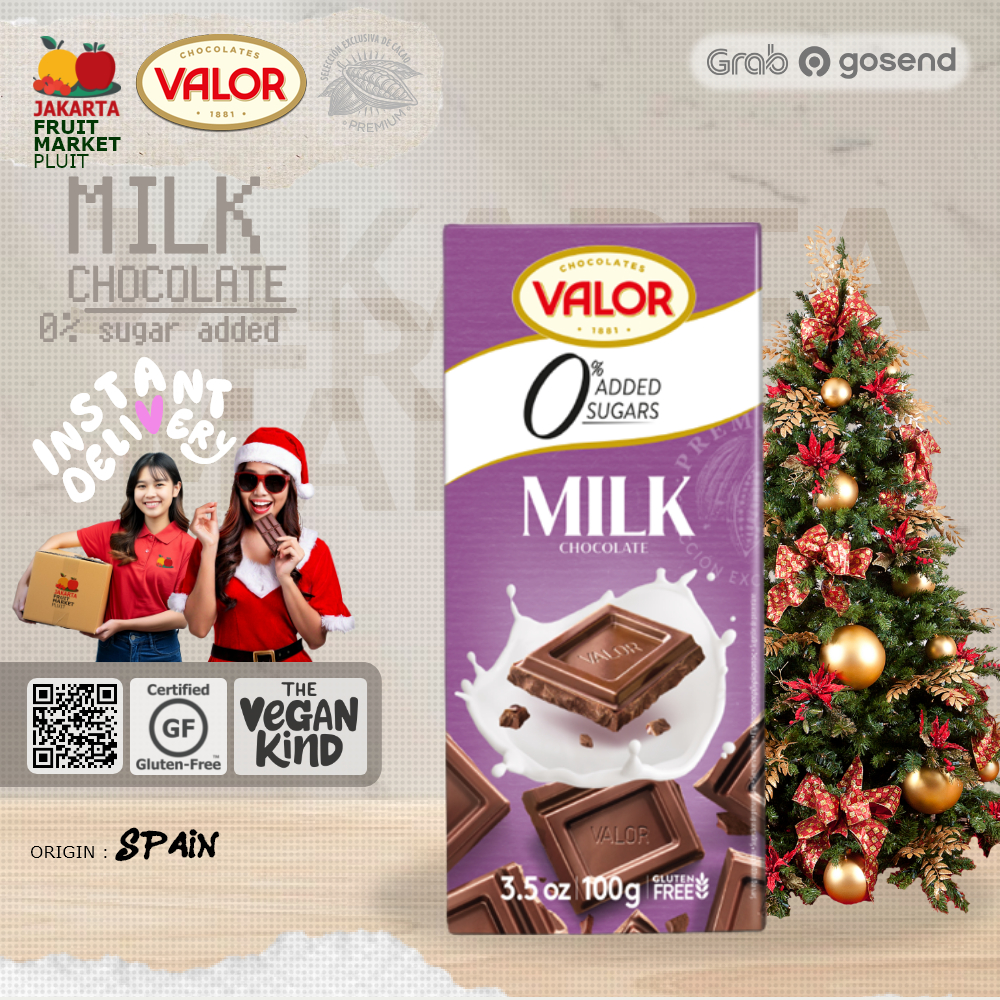 

(COKELAT) VALOR MILK CHOCOLATE 100GR