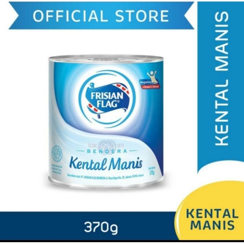 

frisian flag susu kental manis putih 370gram