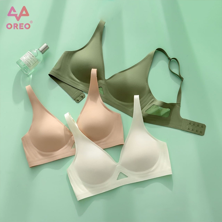OREO [3PCS] -633- Bra Seamless Kait Belakang Tanpa Kawat Sport Bra/ BH Zero Feel Bralette / BH Pakai