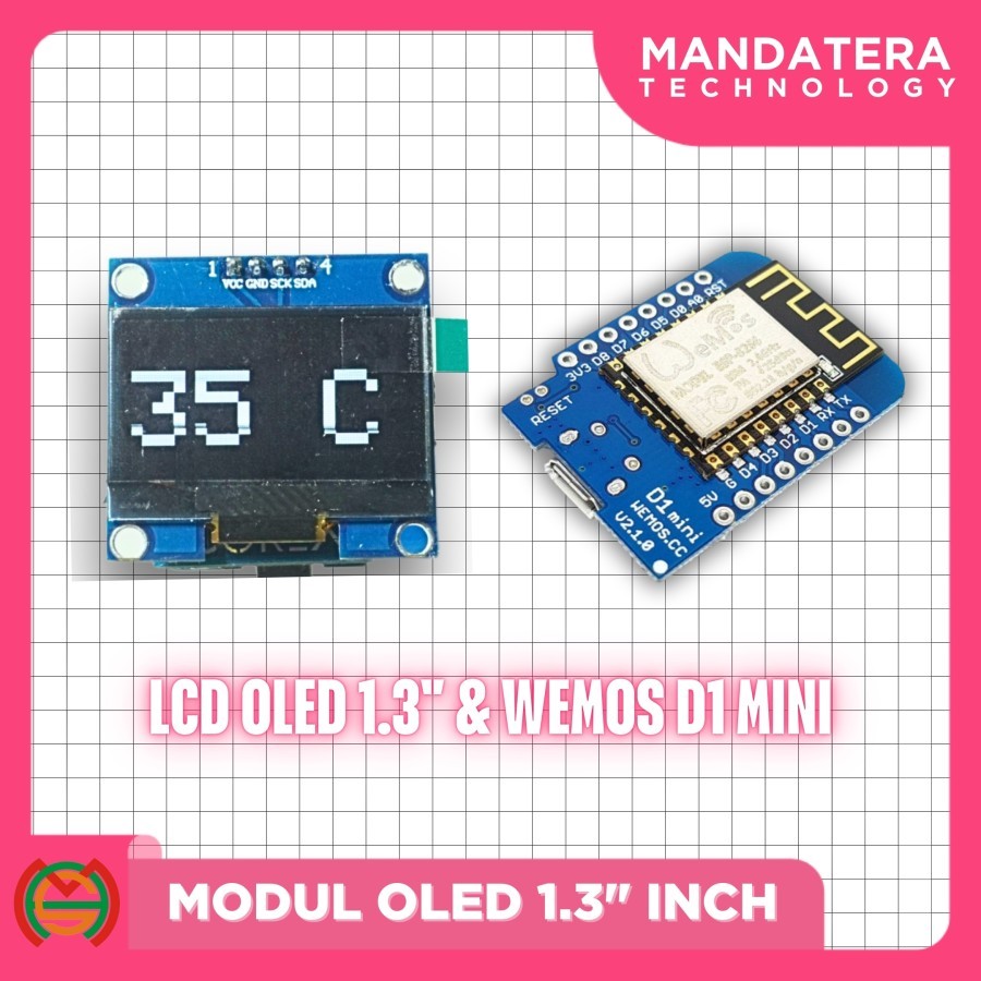 Modul Kontroler Oled 1.3" CoreX IoT