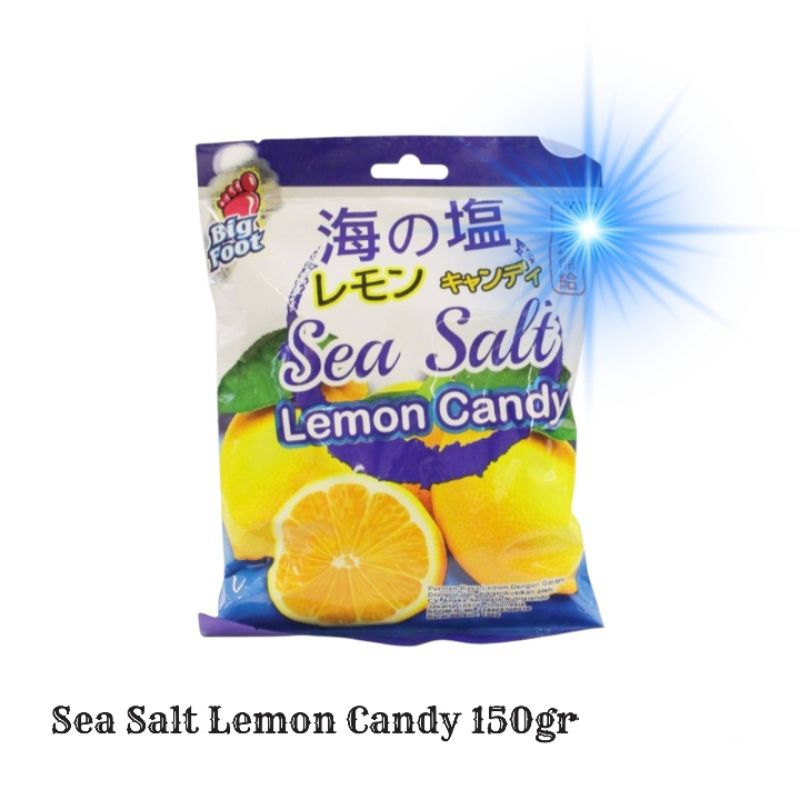 

Permen Bigfoot Sea Salt Lemon Candy 150gr