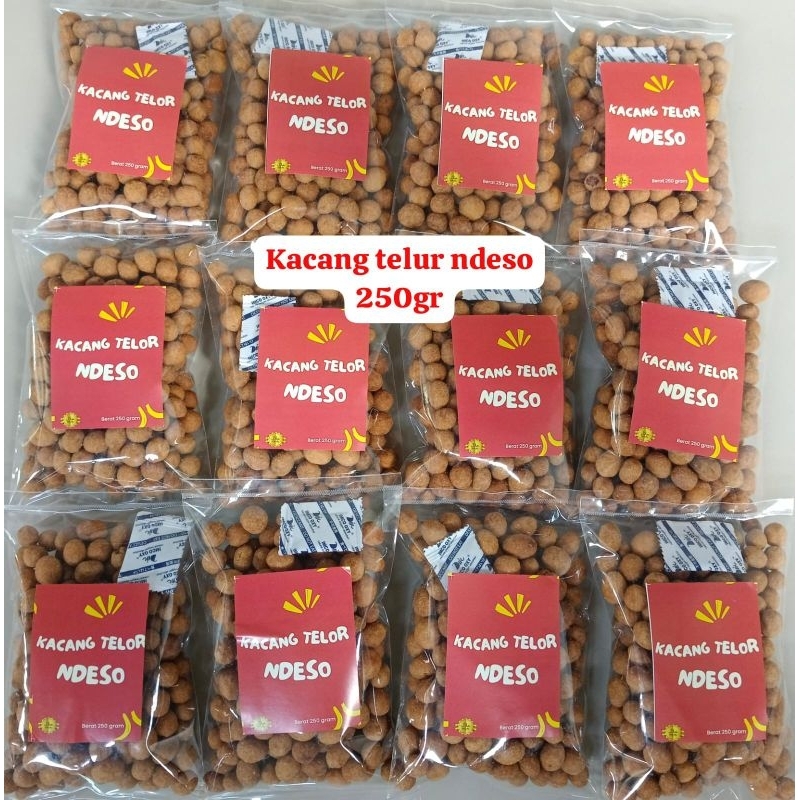 

SNACK ENACK - KACANG TELOR 250GR cemilan murah jajan enak