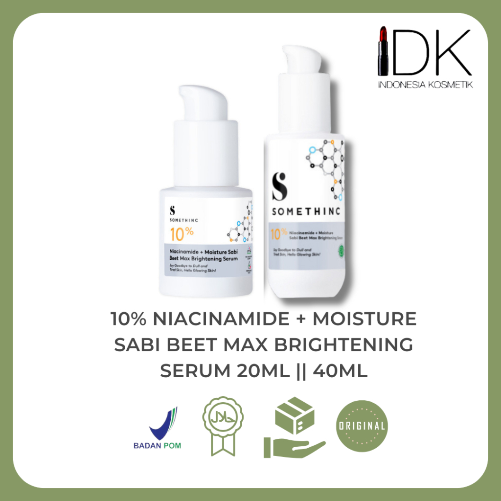 SOMETHINC  5% Niacinamide + Moisture Sabi Beet Serum <kemasan baru> 20ml || 40ml