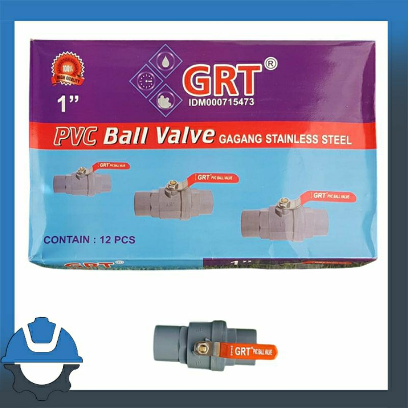 Ball Valve GRT tebal gagang besi harga per 1 pcs