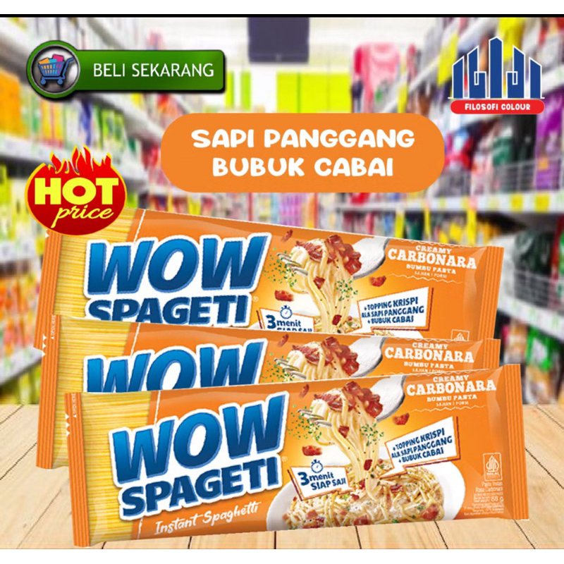 

Paketan WOW SPAGHETI 5 bungkus dan 10 bks ,ada varian merah dan kuning