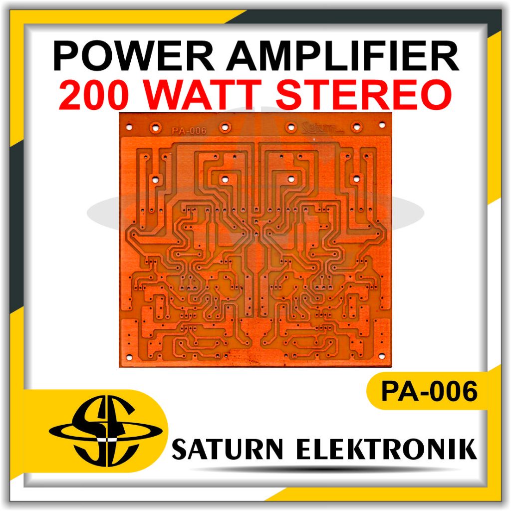 PCB Power Amplifier 200Watt Stereo PA-006