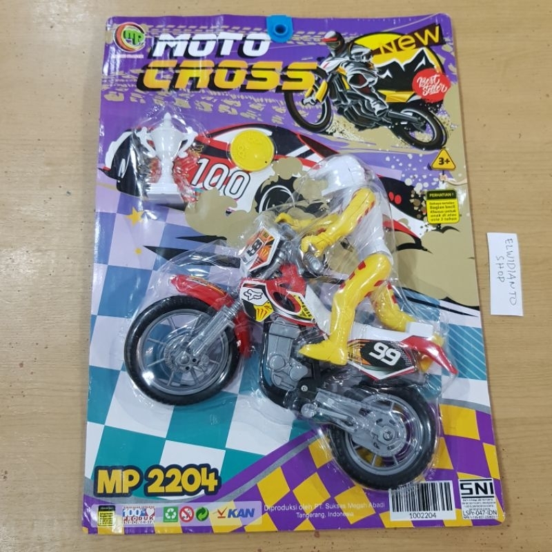 mainan anak sepeda motor trail moto cross balapan