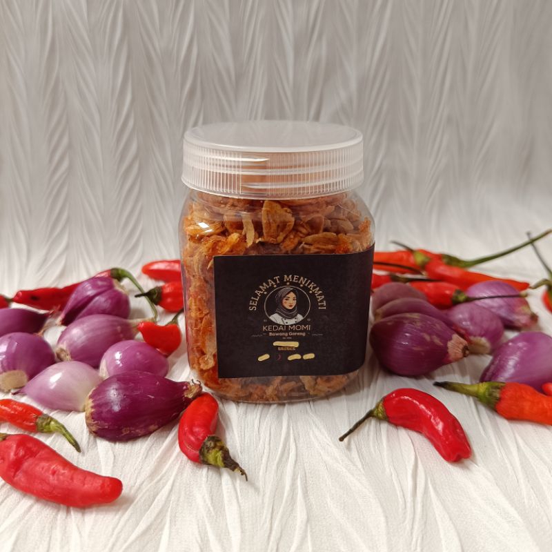 

Bawang Goreng Brebes Pedass 60gr (level 1)