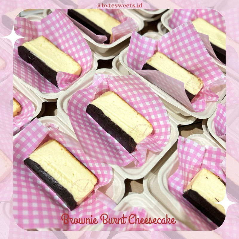 

( PRE - ORDER ) Brownie Brownies Burnt Cheesecakes Cheesecake Cheese Cake Brownies