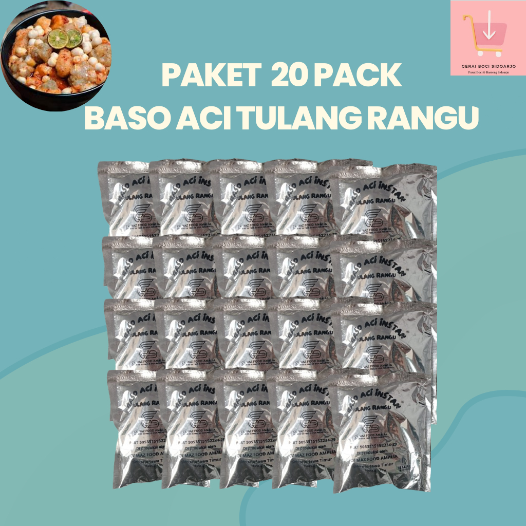 

PAKET 20 PACK BASO ACI INSTAN TULANG RANGU MAZFOOD