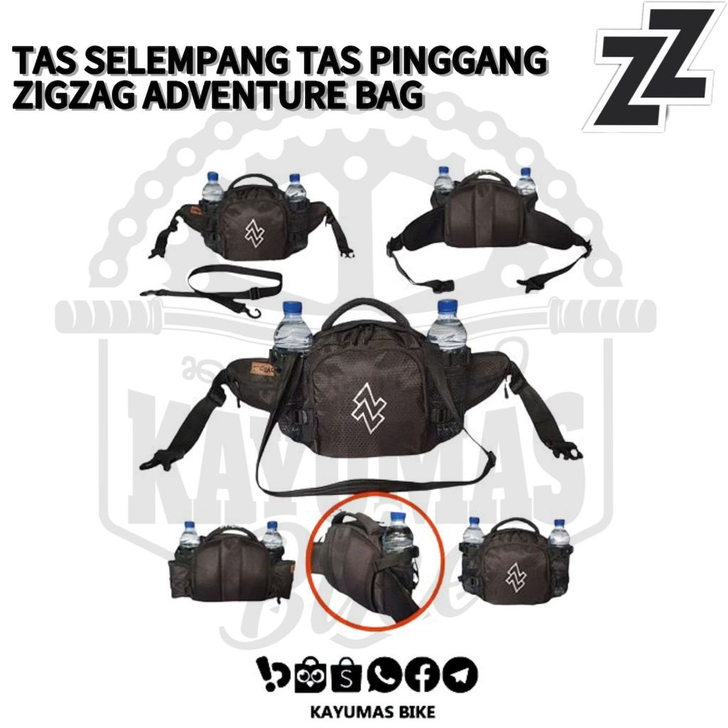 TAS SELEMPANG TAS PINGGANG ZIGZAG ADVENTURE BAG