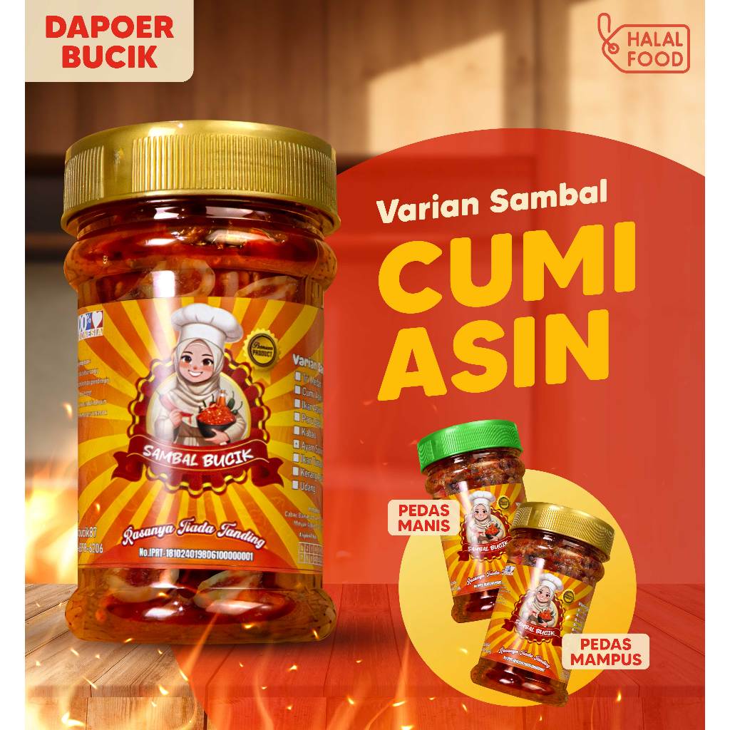 

sambal bucik cumi asin
